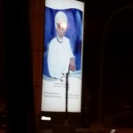 Sultan Qaboos billboard as we were leaving the airport